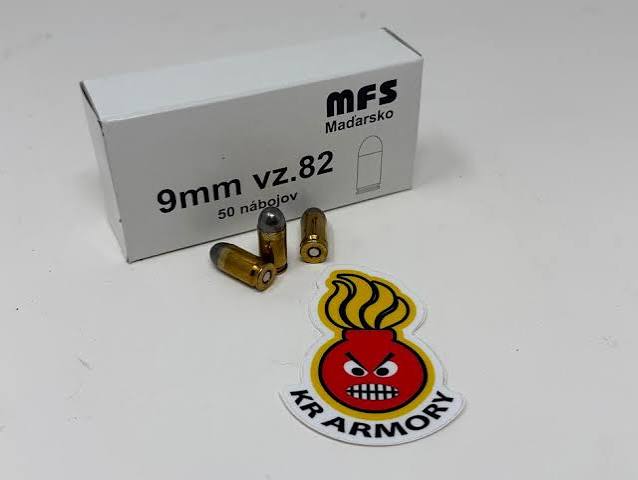 MFS Mfg. 9x18mm Makarov  71 gr 50/Box - 500rnd  1/2 Case  